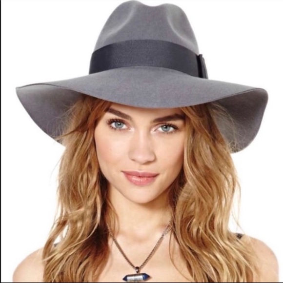 Gottex Accessories New Gottex Womens Fedora Hat In Light Grey